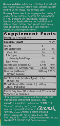 Nature's Way® | Weight Manager Drink Mix - right side of pack Sku:14988