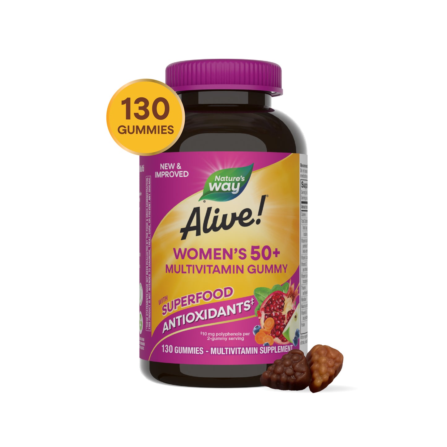 <{%MAIN2_11537%}>Nature's Way® | Alive!® Women's 50+ Gummy Multivitamin