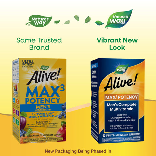 Nature's Way® | Alive!® Men's Max3 Daily Multivitamin Sku:15542