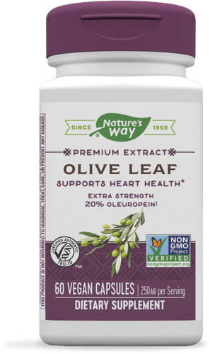 Natures's Way Olive Leaf Premium Extract 20% Oleuropein Sku:15480