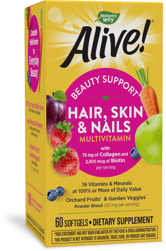 Natures's Way Alive!® Hair, Skin & Nails Multivitamin Sku:11094