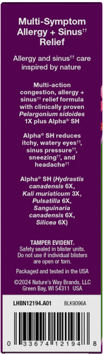 Nature's Way® | Umcka® Allergy+Sinus Chewables Sku:12194