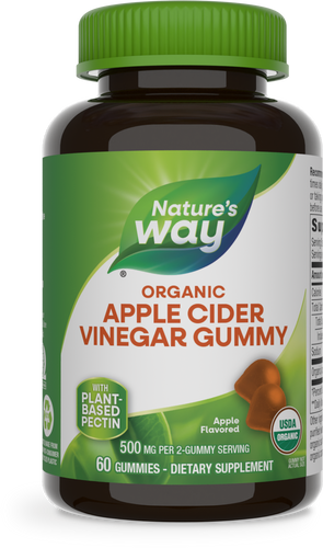 Natures's Way Organic Apple Cider Vinegar Gummies Sku:13752