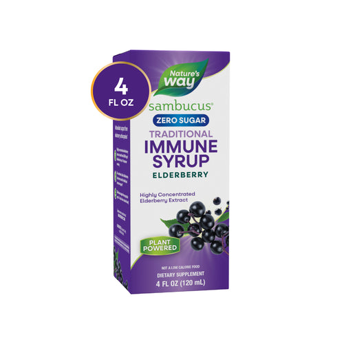 Nature's Way® | Sambucus Zero Sugar Traditional Immune Syrup Sku:6971