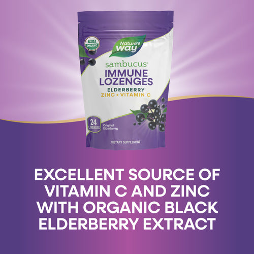 Nature's Way® | Sambucus Zinc Lozenges Sku:10220