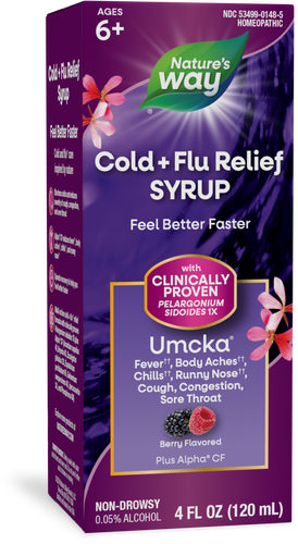 Natures's Way Umcka® Cold+Flu Relief Syrup Sku:15148