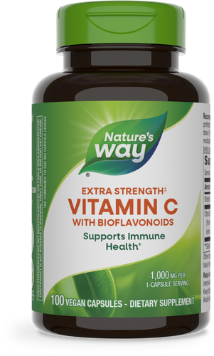 Natures's Way Vitamin C with Bioflavonoids Extra Strength‡ Sku:15464