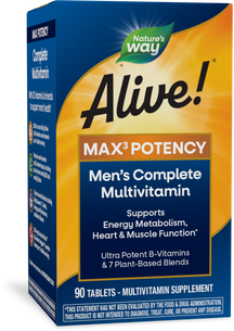 Alive!® Men’s Max3 Daily Multivitamin