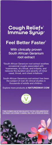 Nature's Way® | Sambucus Cough Relief + Immune Syrup Sku:13674