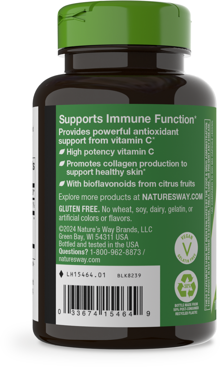 <{%MAIN3_15464%}>Nature's Way® | Vitamin C with Bioflavonoids Extra Strength‡