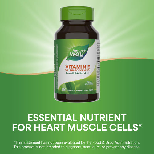 Nature's Way® | Vitamin E D-Alpha Tocopherol Sku:40211