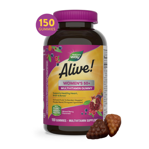 Nature's Way® | Alive!® Women's 50+ Gummy Multivitamin Sku:14068