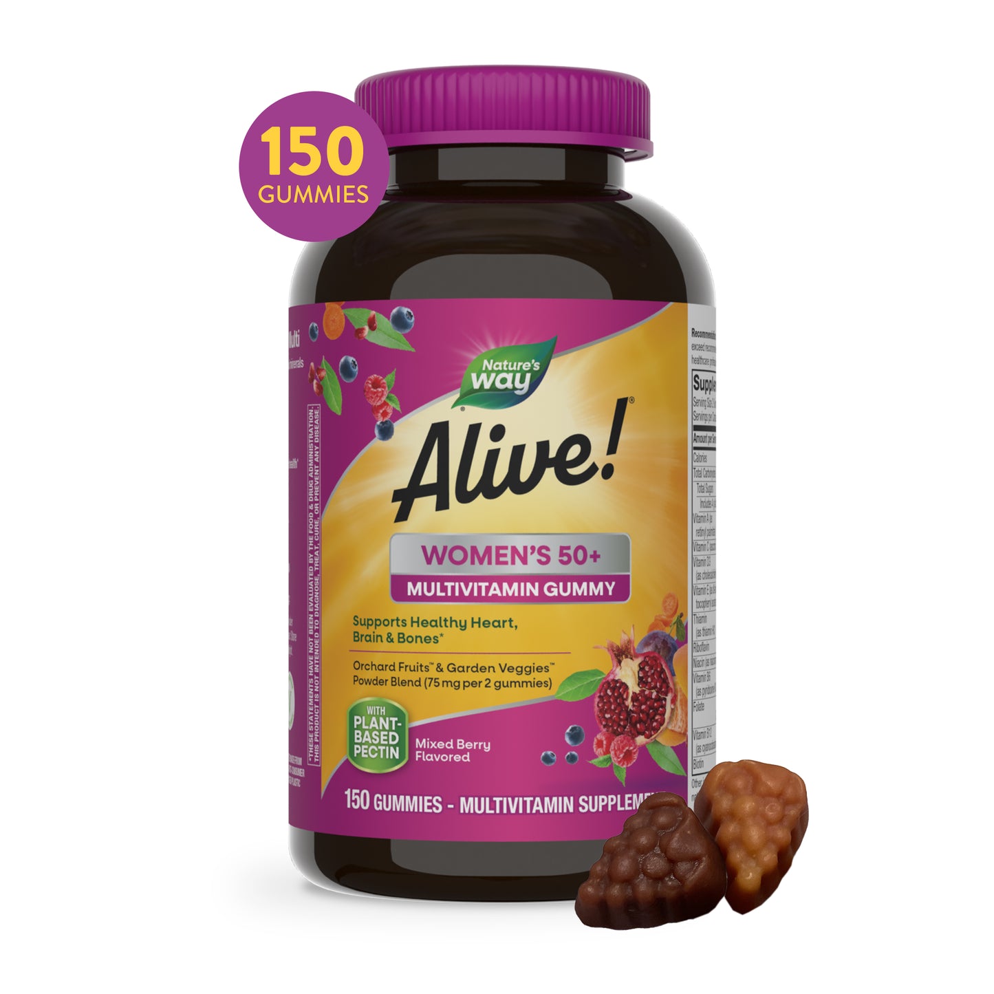 <{%MAIN2_14068%}>Nature's Way® | Alive!® Women's 50+ Gummy Multivitamin