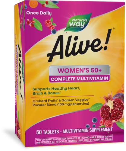Natures's Way Alive!® Women’s 50+ Complete Multivitamin Sku:13662