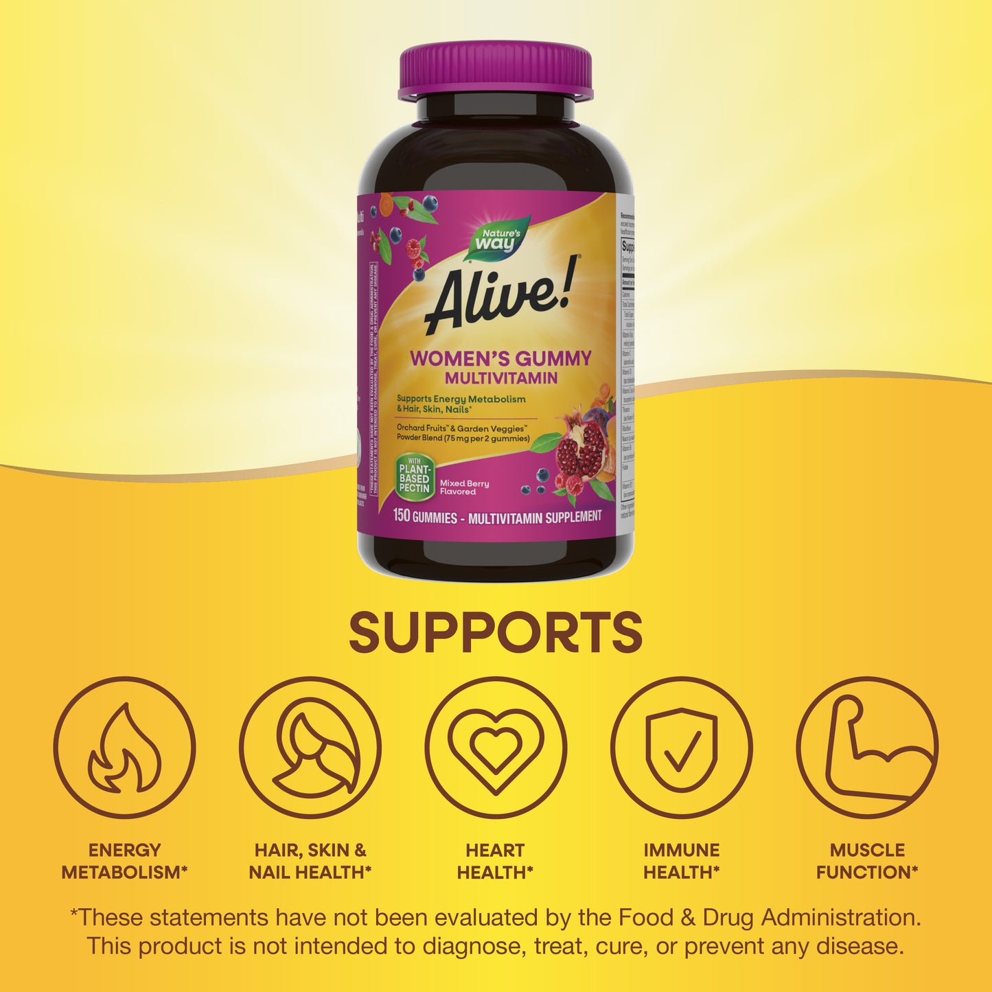 <{%MAIN5_14069%}>Nature's Way® | Alive!® Women's Gummy Multivitamin