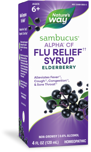 Natures's Way Sambucus Flu Relief Syrup Sku:15803