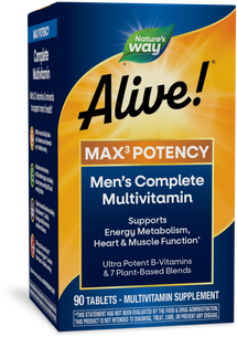 Alive!® Men’s Max3 Daily Multivitamin