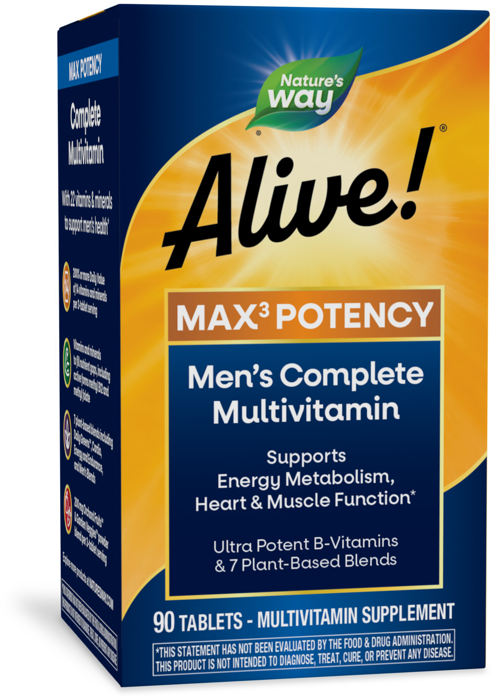 Alive!® Men’s Max3 Daily Multivitamin