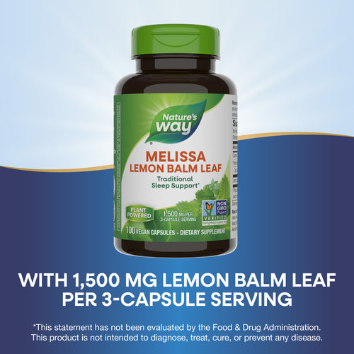 Nature's Way® | Melissa-Lemon Balm Leaf Sku:14650