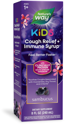 Natures's Way Sambucus Kids Cough Relief + Immune Syrup-Last Chance¹ Sku:13672