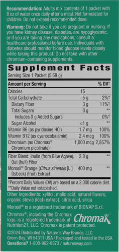 Nature's Way® | Weight Manager Drink Mix - right side of pack Sku:14985