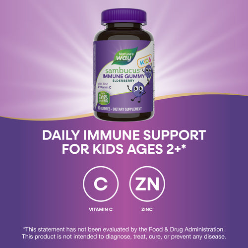 Nature's Way® | Sambucus Kids Immune Gummies Sku:12285