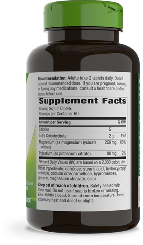 Nature's Way® | Krebs Magnesium Potassium Complex Sku:07766