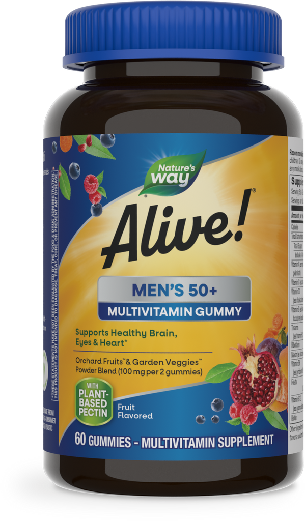 Alive!® Men’s 50+ Gummy Multivitamin