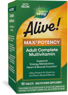 Alive!® Max3 Potency Multivitamin