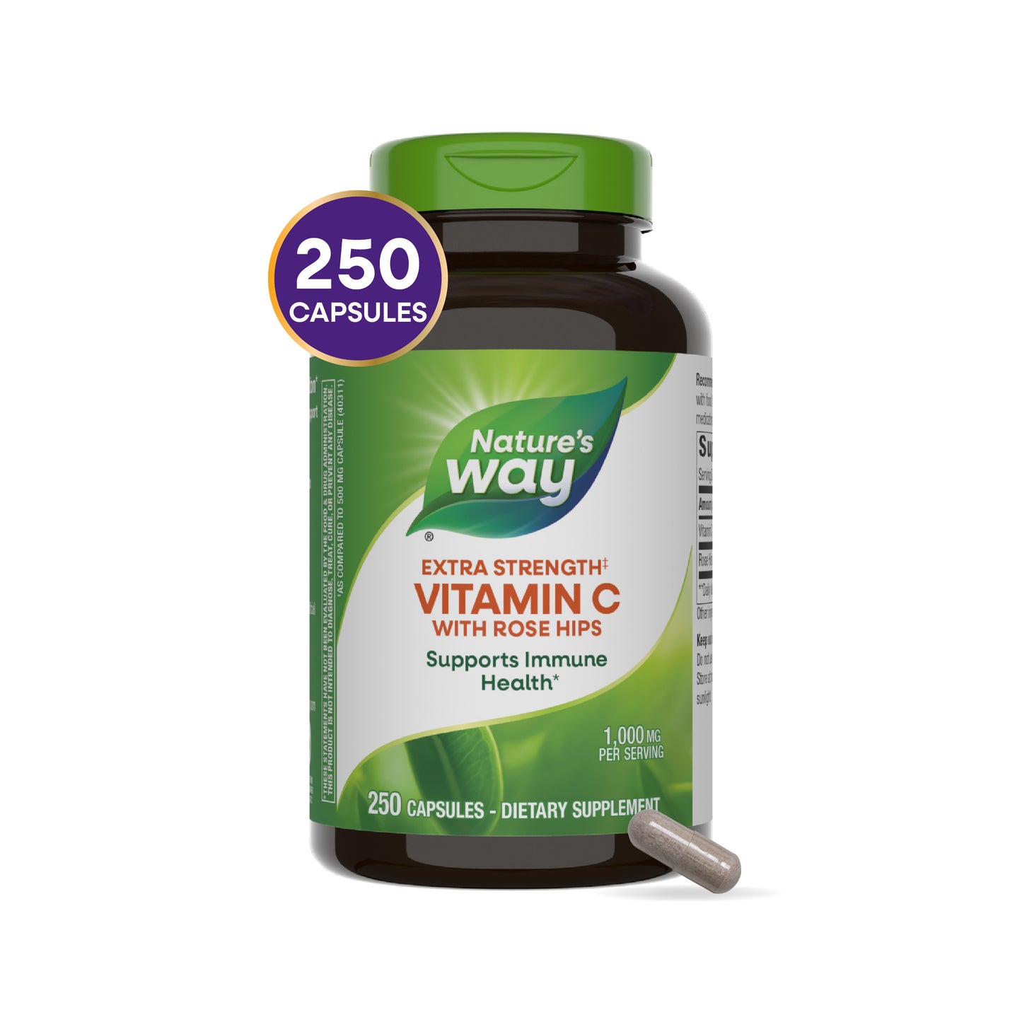 <{%MAIN7_40313%}>Nature's Way® | Vitamin C with Rose Hips Extra Strength‡