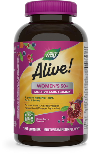 Natures's Way Alive!® Women's 50+ Gummy Multivitamin Sku:11537