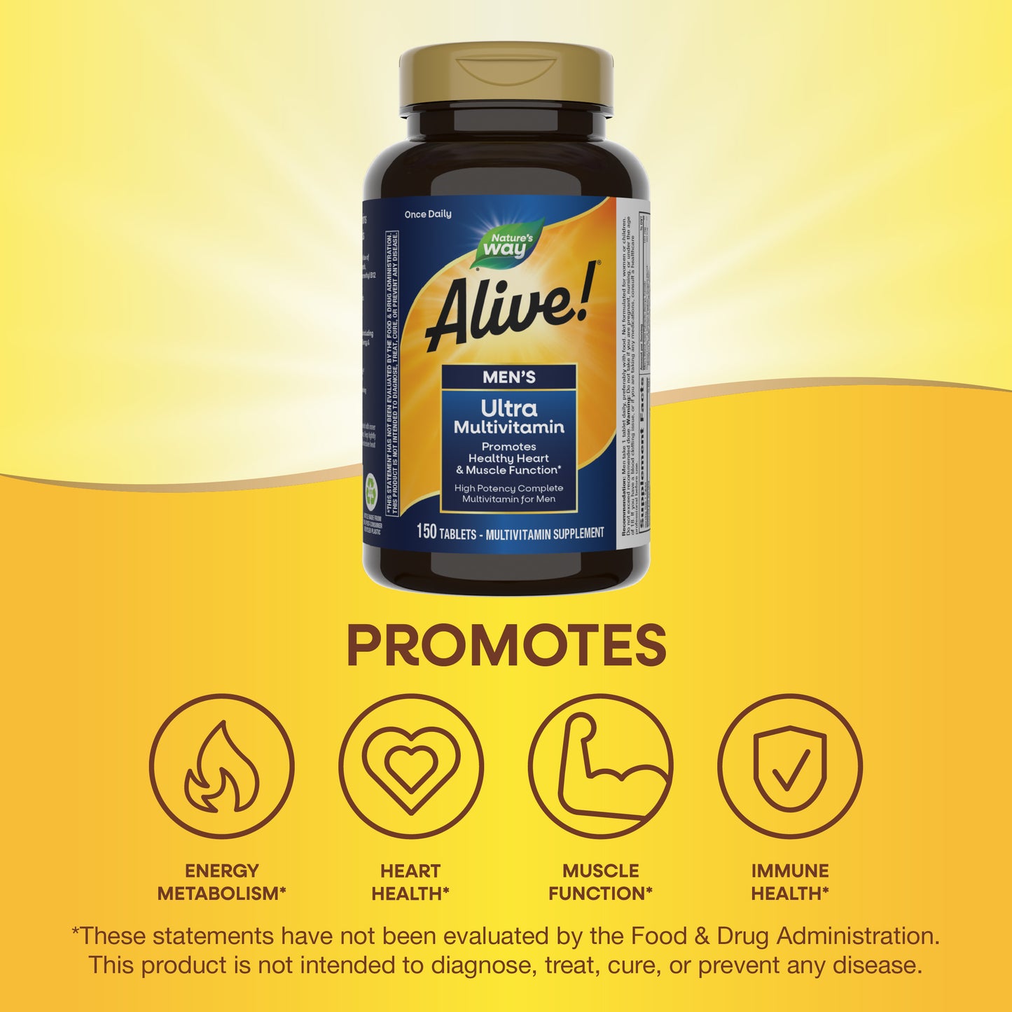 <{%MAIN5_13717%}>Nature's Way® | Alive!® Men’s Ultra Multivitamin