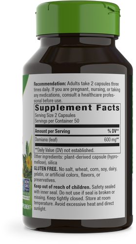 Nature's Way® | Damiana Leaves Sku:12200