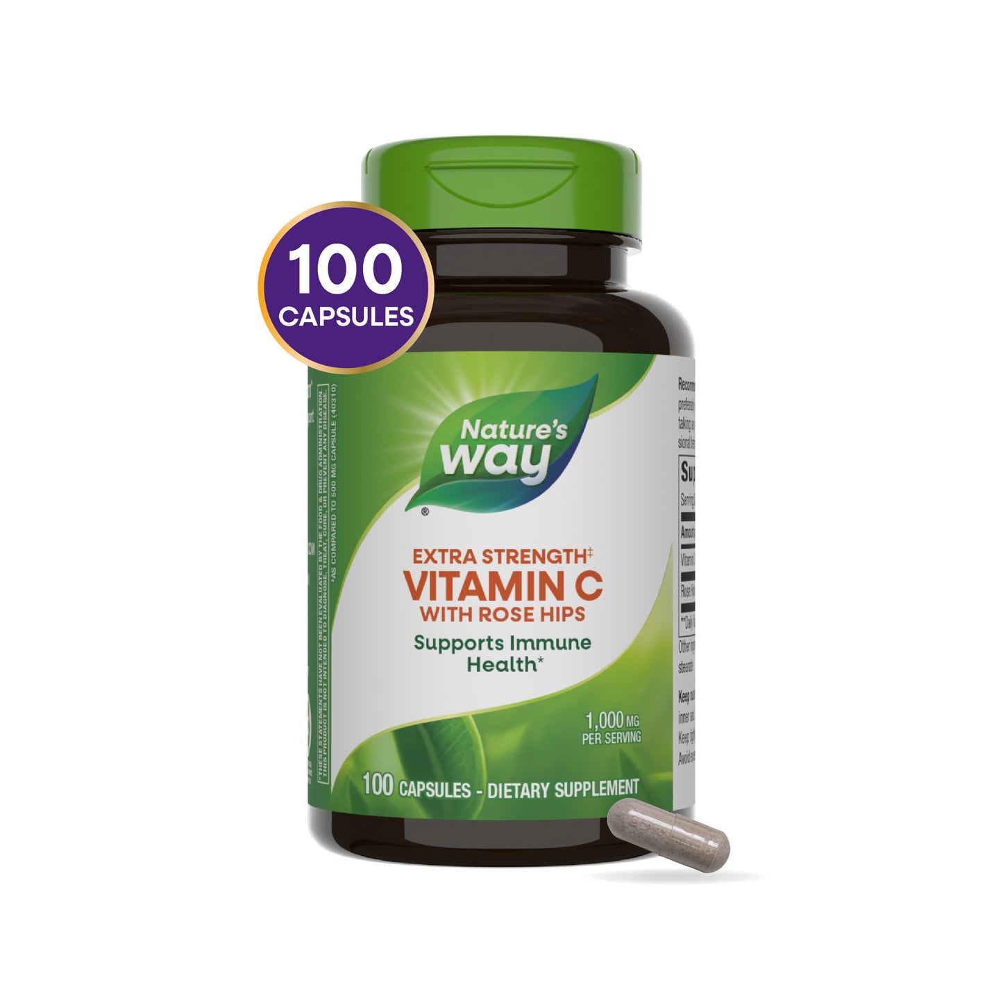 <{%MAIN7_40312%}>Nature's Way® | Vitamin C with Rose Hips Extra Strength‡