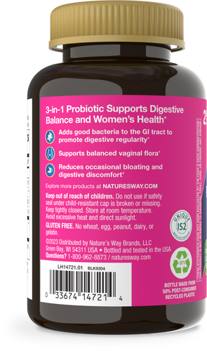 Nature's Way® | 3-in-1 Probiotic Women's Gummy Sku:14721