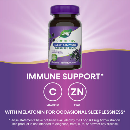 Nature's Way® | Sambucus Sleep + Immune Gummies* Sku:13496