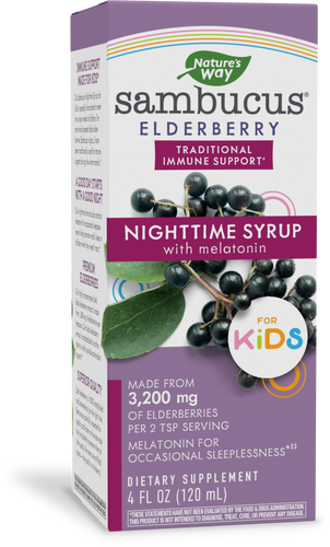 Natures's Way Sambucus NightTime Syrup for Kids Sku:12822