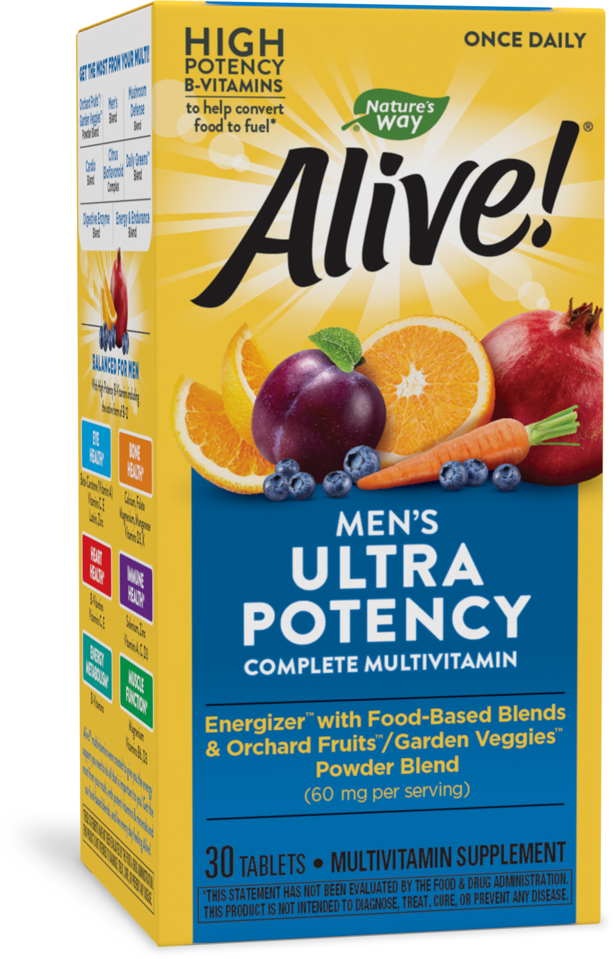 Alive!® Men’s Ultra Multivitamin-Last Chance¹