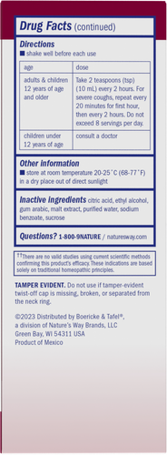 Nature's Way® | Boericke & Tafel® Cough & Bronchial Syrup Sku:21900294