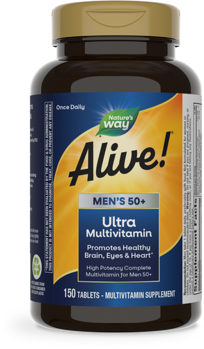 Natures's Way Alive!® Men's 50+ Ultra Multivitamin Sku:13940