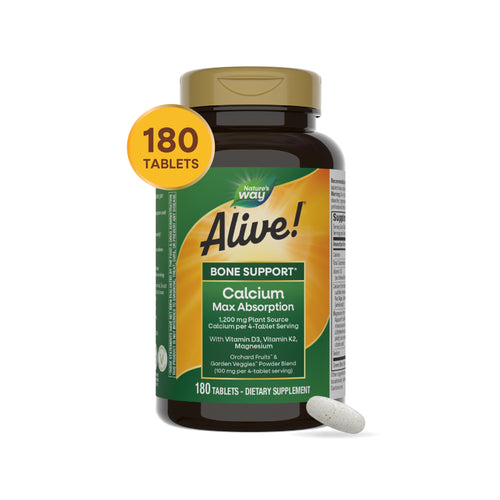 Nature's Way® | Alive!® Calcium Bone Support Sku:10501