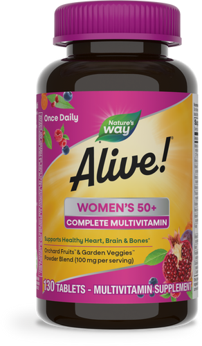 Natures's Way Alive!® Women’s 50+ Complete Multivitamin Sku:14210