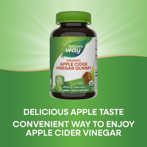 Nature's Way® | Organic Apple Cider Vinegar Gummies Sku:13752