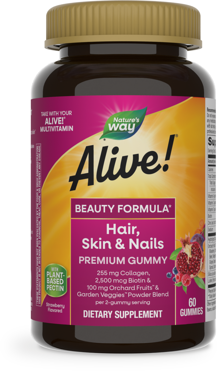 Alive!® Premium Hair, Skin & Nails Gummies