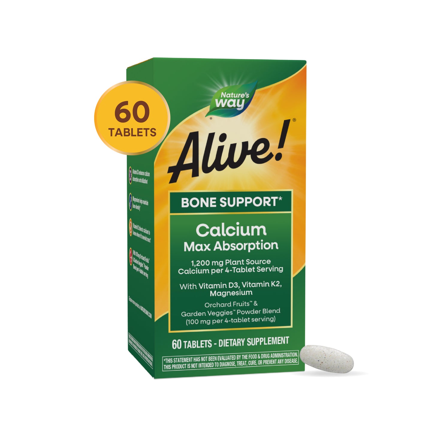 <{%MAIN2_15838%}>Nature's Way® | Alive!® Calcium Bone Support