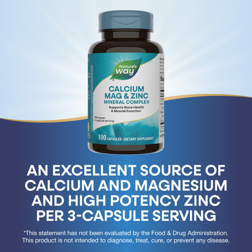 Nature's Way® | Calcium-Magnesium-Zinc Sku:41410