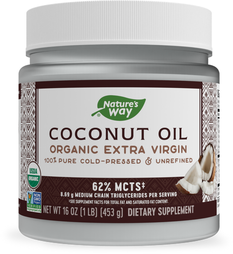 Natures's Way Organic Extra Virgin Coconut Oil Sku:15673