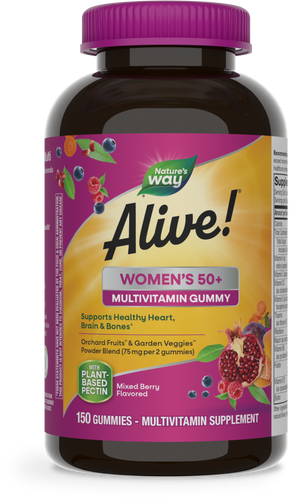 Natures's Way Alive!® Women's 50+ Gummy Multivitamin Sku:14068