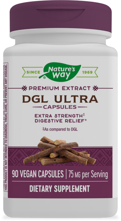 <{%PRIMARY_12915%}>Nature's Way® | DGL Ultra Capsules - front of pack