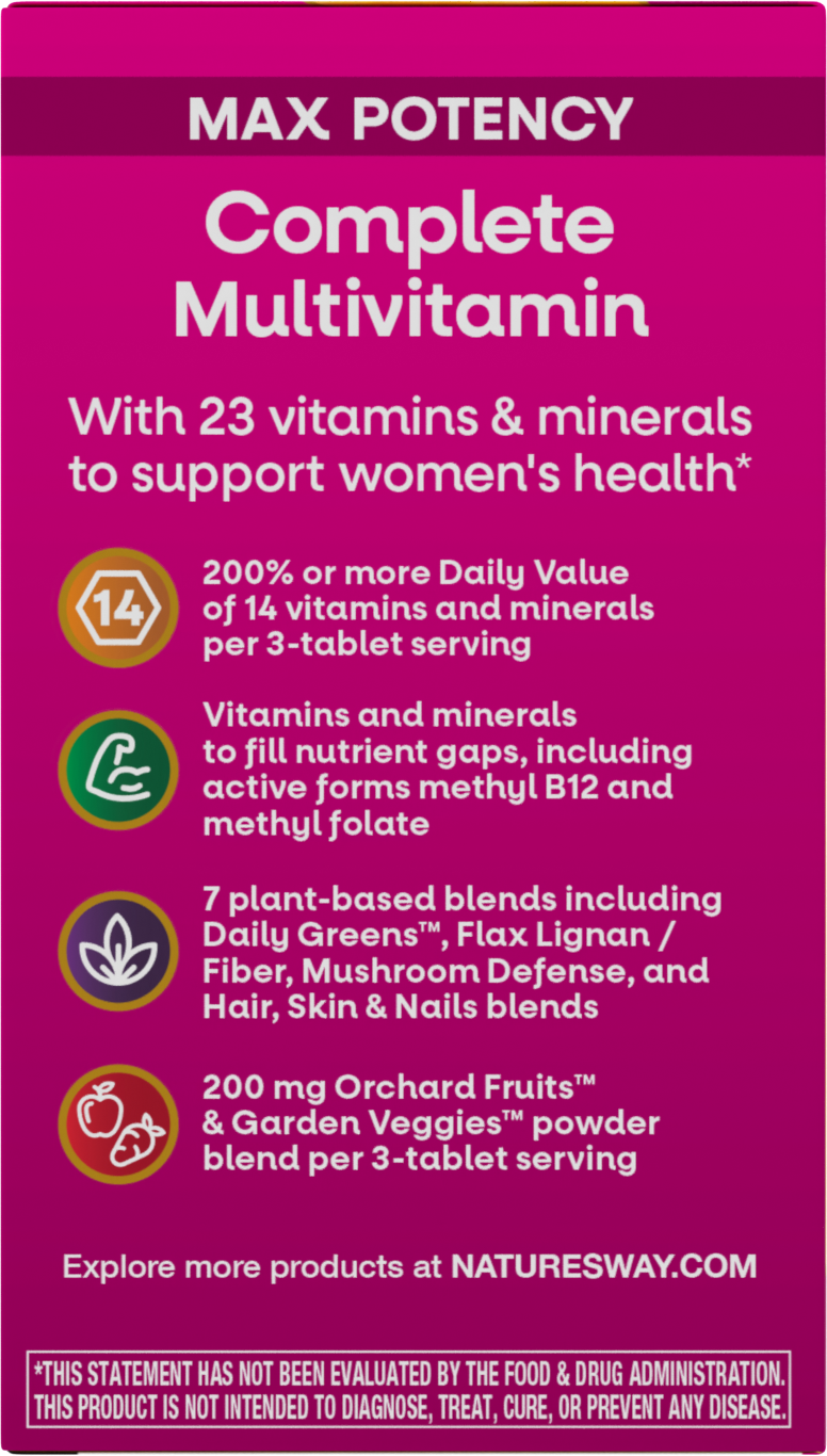 <{%MAIN5_15543%}>Nature's Way® | Alive!® Max3 Potency Women's Multivitamin